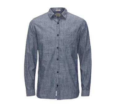 Jack&Jones camicia jeans fantasia manica lunga mod. Cardiff